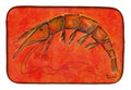 Shrimp Dish Drying Mat Absorbent Dish Drying Mat Pad for Kitchen Counter Dish Drainer Mat for Countertop, 14 x 21", Multicolor