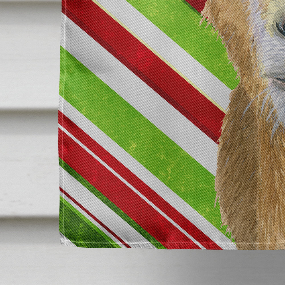 Goat Red Snowflakes Holiday Christmas  House Flag 28x40 Porch Sleeve Pole Decorative Outside Yard Banner Artwork Wall Hanging, Polyester