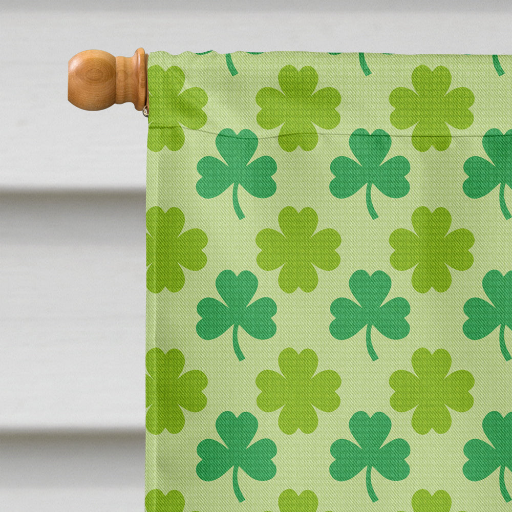Goat St Patrick's Day House Flag 28x40 Porch Sleeve Pole Decorative Outside Yard Banner Artwork Wall Hanging, Polyester