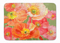 Poppies by Anne Searle Memory Foam Kitchen Mat Machine Washable Anti-Fatigue Cushion Comfort Bath or Kitchen Rug