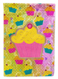 Cupcake House Flag 28x40 Porch Sleeve Pole Decorative Outside Yard Banner Artwork Wall Hanging, Polyester