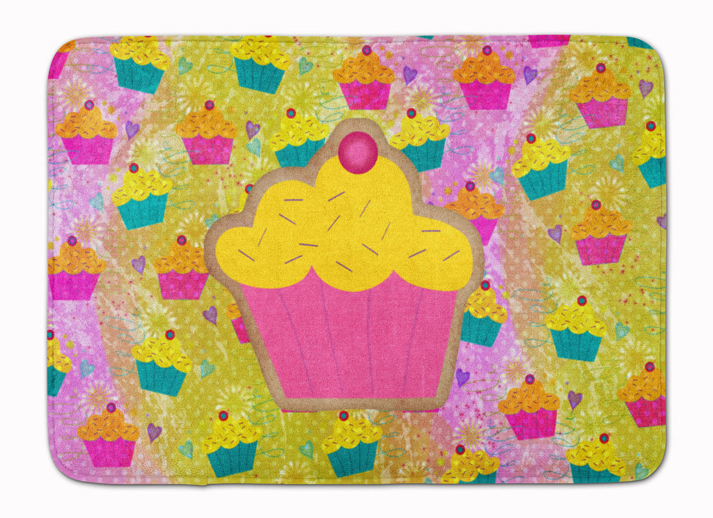 Cupcake Memory Foam Kitchen Mat Machine Washable Anti-Fatigue Cushion Comfort Bath or Kitchen Rug