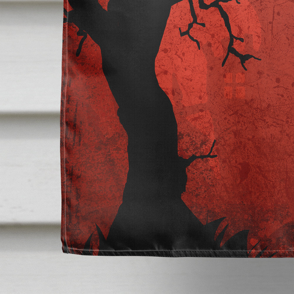 Welcome to Spooksville Halloween House Flag 28x40 Porch Sleeve Pole Decorative Outside Yard Banner Artwork Wall Hanging, Polyester