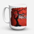 Welcome to Spooksville Halloween Ceramic Coffee Mug 15 oz Decorative Large C Handle Mug Cup for Tea, Cocoa Hot Chocolate
