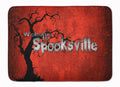 Welcome to Spooksville Halloween Memory Foam Kitchen Mat Machine Washable Anti-Fatigue Cushion Comfort Bath or Kitchen Rug