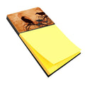 Beware of the Black Crows Halloween Watercolor Sticky Note Holder Refillable Dispenser Desk Accessory 3x3 Pad Gift
