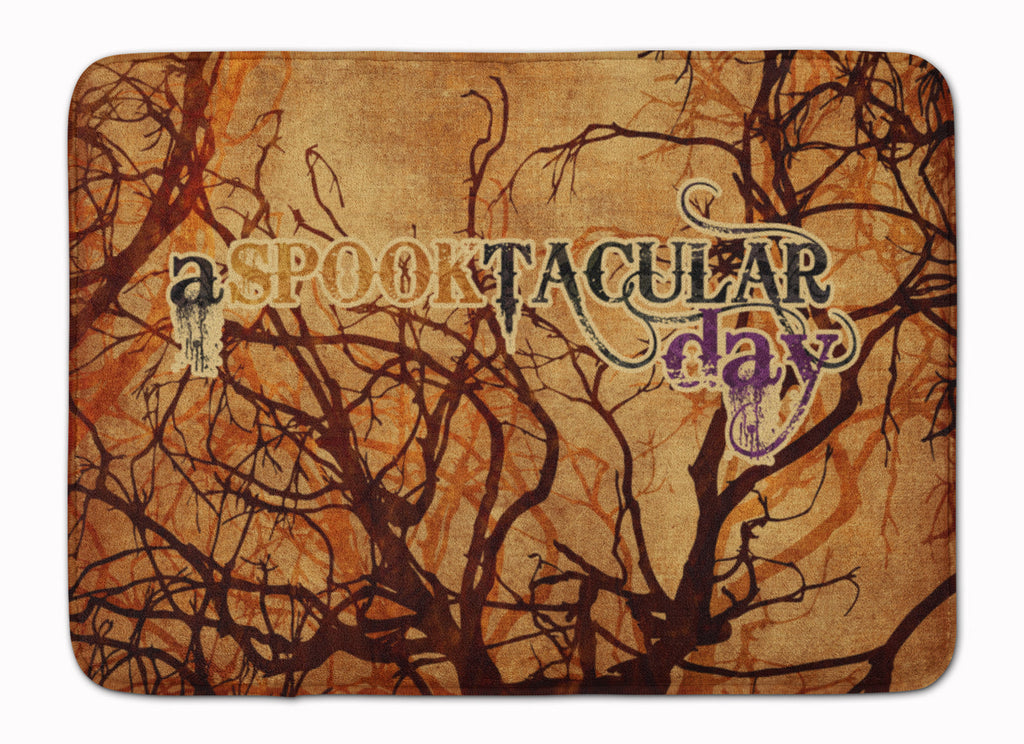 A Spook Tacular Day Halloween Memory Foam Kitchen Mat Machine Washable Anti-Fatigue Cushion Comfort Bath or Kitchen Rug