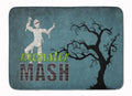 Monster Mash with Mummy Halloween Memory Foam Kitchen Mat Machine Washable Anti-Fatigue Cushion Comfort Bath or Kitchen Rug