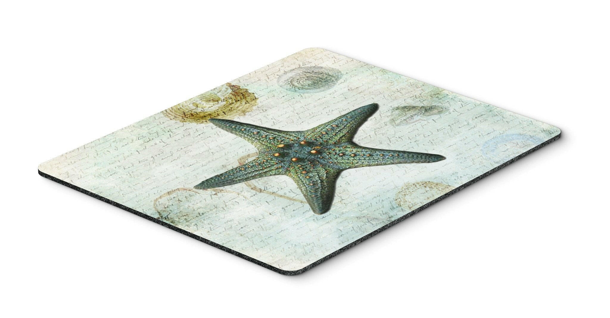 Beach Knobby Sea Stars Starfish Mouse Pad, Heat Resistant Trivet Hot Pad , Non Slip Rubber Desk Mat, Kitchen Counter Protector, Home Office Decor Gift