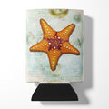 Beach Knobby Sea Star Starfish Orange Can or Bottle Hugger Cooler Sleeve for Standard 12 oz Cans, Insulated Foam Beer & Soda Can Hugger Reusable