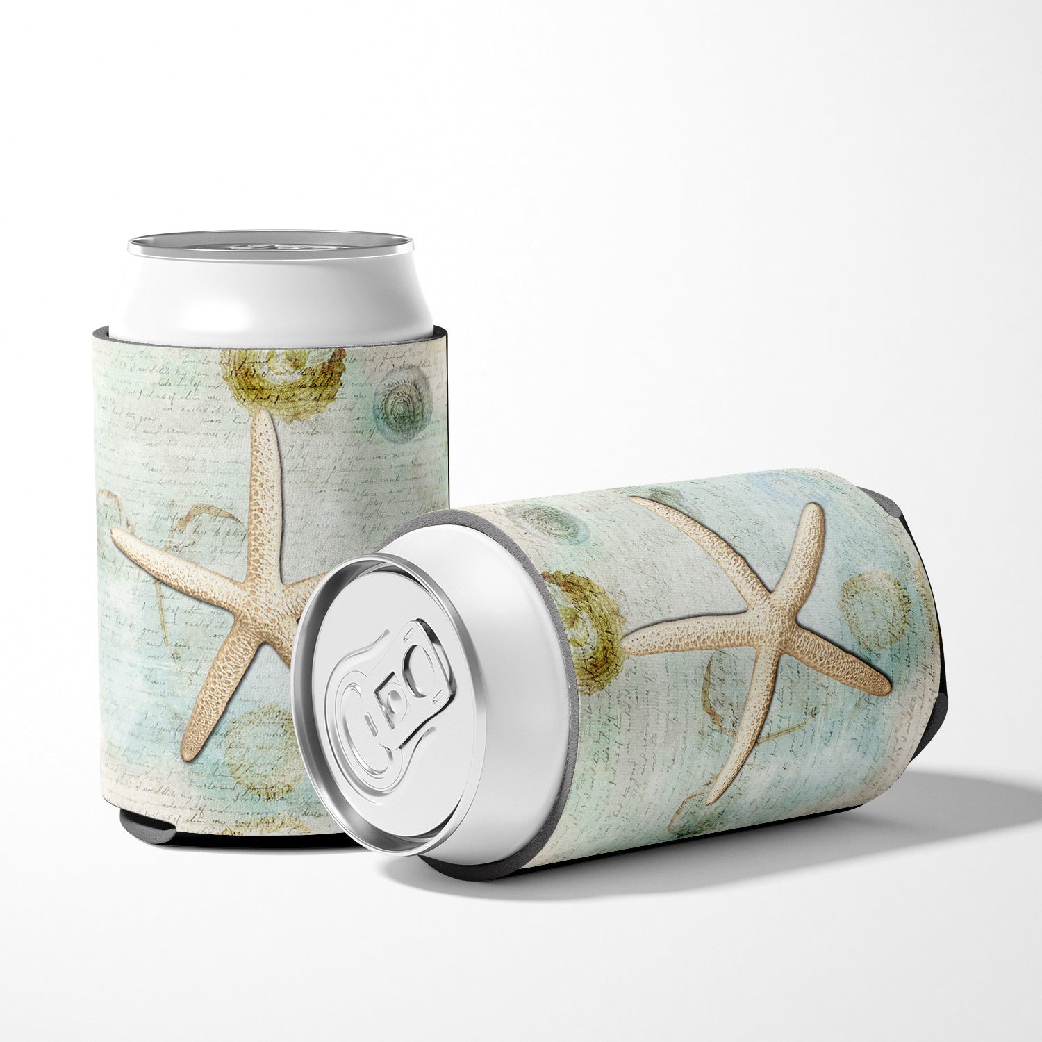 Beach Schoenbeck Sea Star Starfish Can or Bottle Hugger Cooler Sleeve for Standard 12 oz Cans, Insulated Foam Beer & Soda Can Hugger Reusable