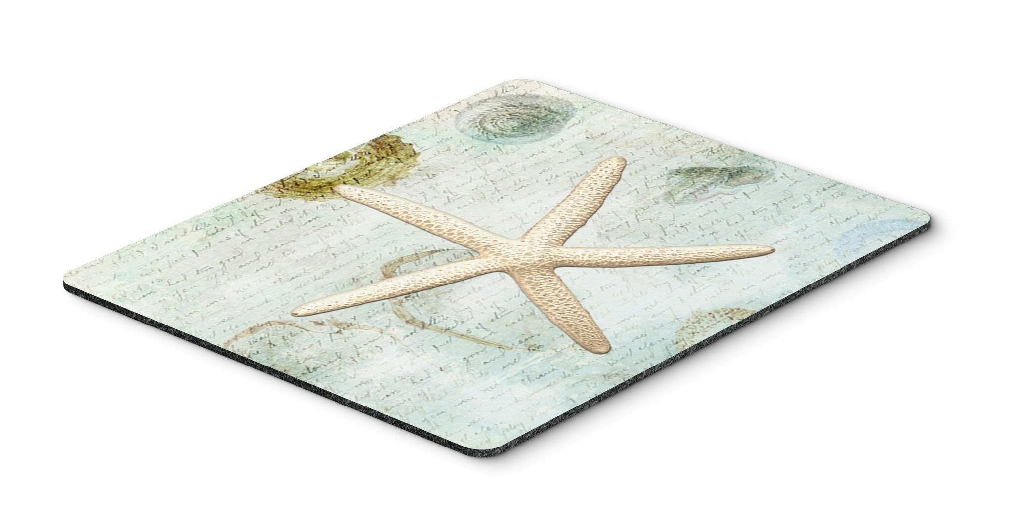 Beach Schoenbeck Sea Star Starfish Mouse Pad, Heat Resistant Trivet Hot Pad , Non Slip Rubber Desk Mat, Kitchen Counter Protector, Home Office Decor Gift