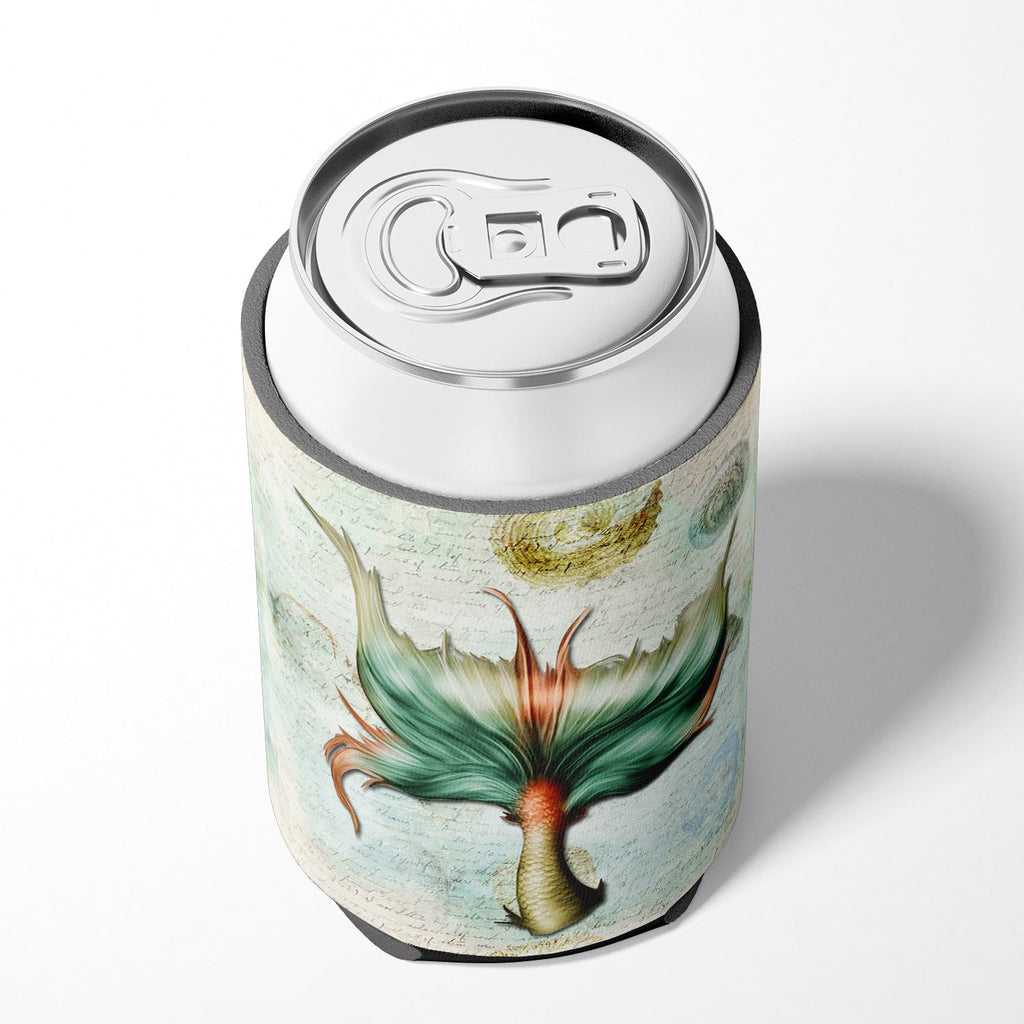 Mermaids and Mermen Mermaid Tail Can or Bottle Hugger Cooler Sleeve for Standard 12 oz Cans, Insulated Foam Beer & Soda Can Hugger Reusable