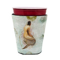 Beach Mermaid Red Cup Hugger Sleeve for 16–22 oz Party Cups, Insulated Foam Drink Holder for Iced Coffee, Tailgate & BBQ Reusable