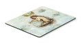 Beach Mermaid Sitting Mouse Pad, Heat Resistant Trivet Hot Pad , Non Slip Rubber Desk Mat, Kitchen Counter Protector, Home Office Decor Gift