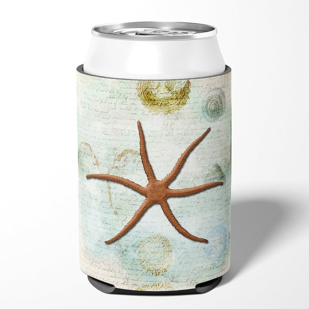 Beach Red Serpent Starfish Can or Bottle Hugger Cooler Sleeve for Standard 12 oz Cans, Insulated Foam Beer & Soda Can Hugger Reusable