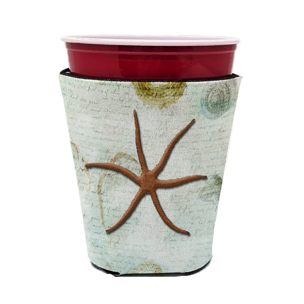 Beach Red Serpent Starfish Red Cup Hugger Sleeve for 16–22 oz Party Cups, Insulated Foam Drink Holder for Iced Coffee, Tailgate & BBQ Reusable