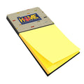 Home is protected by spoiled rotten dogs Watercolor Sticky Note Holder Refillable Dispenser Desk Accessory 3x3 Pad Gift