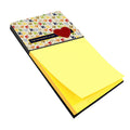 Dogs leave pawprints on your heart Watercolor Sticky Note Holder Refillable Dispenser Desk Accessory 3x3 Pad Gift