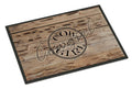 Genuine Cow Girl Branded Doormat Indoor Outdoor 18H X 27W Front Door Mat Rugs for Entryway, Non Slip Washable