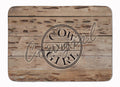 Genuine Cow Girl Branded Memory Foam Kitchen Mat Machine Washable Anti-Fatigue Cushion Comfort Bath or Kitchen Rug