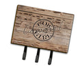Genuine Cow Girl Branded Leash or Key Holder Wall Hooks, Coat Rack Wall Mount, for Hanging Keys, Towels, Aprons, Leashes