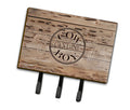Genuine Cow Boy Branded Leash or Key Holder Wall Hooks, Coat Rack Wall Mount, for Hanging Keys, Towels, Aprons, Leashes