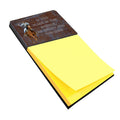 Roper Horse If you climb in the saddle, be ready for the ride Watercolor Sticky Note Holder Refillable Dispenser Desk Accessory 3x3 Pad Gift
