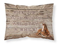 Kick off your boots and stay a while Standard Pillowcase Lightweight Super Soft Easy Care Decorative Artwork Pillowcase, Standard