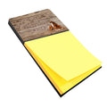 Kick off your boots and stay a while Watercolor Sticky Note Holder Refillable Dispenser Desk Accessory 3x3 Pad Gift