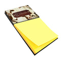 Welcome cow Watercolor Sticky Note Holder Refillable Dispenser Desk Accessory 3x3 Pad Gift