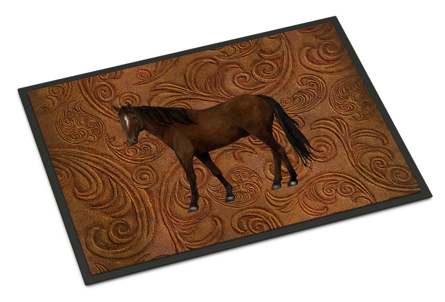 Horse Doormat Indoor Outdoor 18H X 27W Front Door Mat Rugs for Entryway, Non Slip Washable