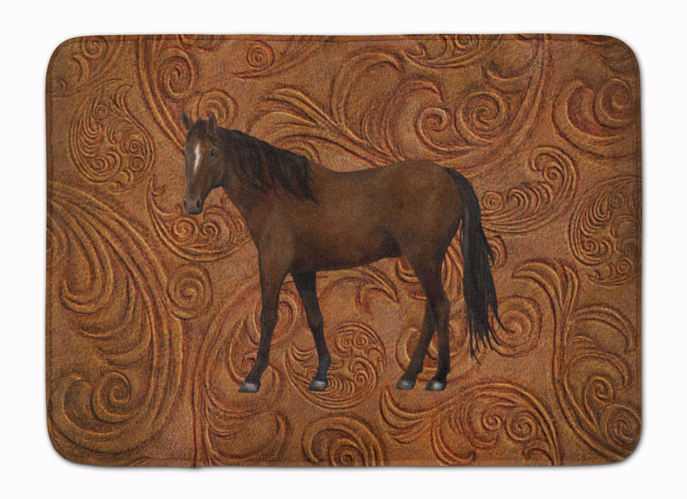 Horse Memory Foam Kitchen Mat Machine Washable Anti-Fatigue Cushion Comfort Bath or Kitchen Rug