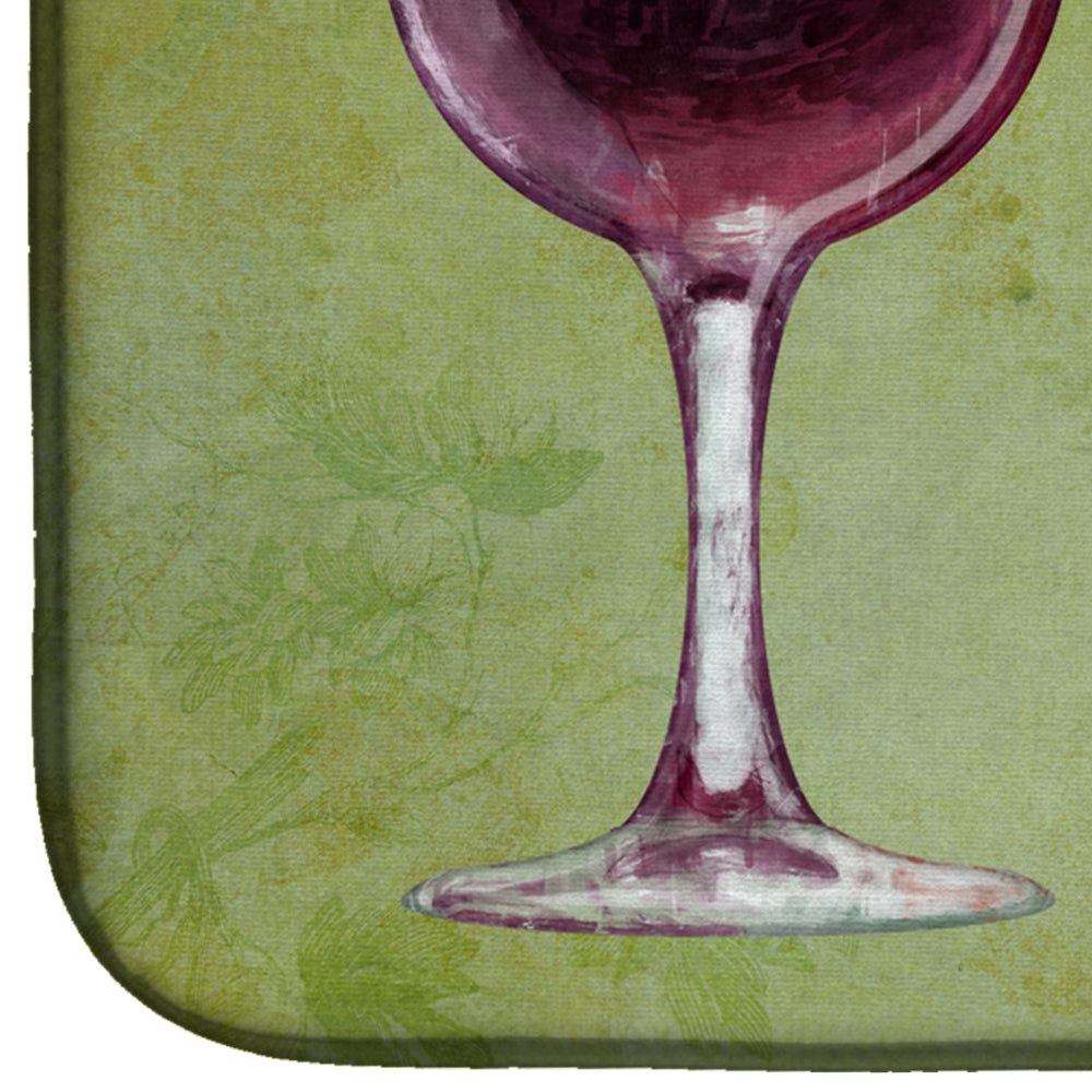 Wine a little laugh a lot Dish Drying Mat Absorbent Dish Drying Mat Pad for Kitchen Counter Dish Drainer Mat for Countertop, 14 x 21", Multicolor