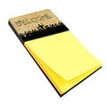 Welcome Symphony Watercolor Sticky Note Holder Refillable Dispenser Desk Accessory 3x3 Pad Gift