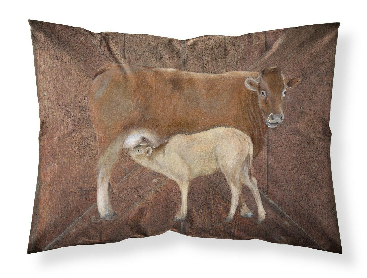 Cow Momma and Baby Standard Pillowcase Lightweight Super Soft Easy Care Decorative Artwork Pillowcase, Standard