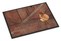 Welcome Chicken Doormat Indoor Outdoor 24H X 36W Front Door Mat Rugs for Entryway, Non Slip Washable Low Pile,