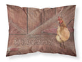 Welcome Chicken Standard Pillowcase Lightweight Super Soft Easy Care Decorative Artwork Pillowcase, Standard