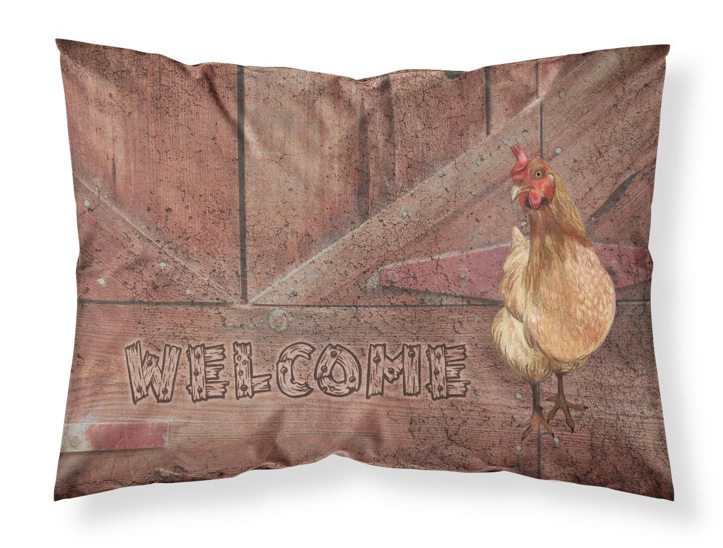 Welcome Chicken Standard Pillowcase Lightweight Super Soft Easy Care Decorative Artwork Pillowcase, Standard