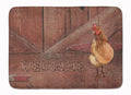 Welcome Chicken Memory Foam Kitchen Mat Machine Washable Anti-Fatigue Cushion Comfort Bath or Kitchen Rug