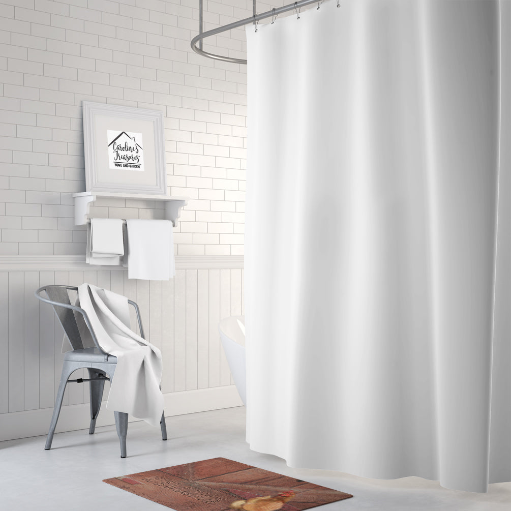 Welcome Chicken Memory Foam Kitchen Mat Machine Washable Anti-Fatigue Cushion Comfort Bath or Kitchen Rug