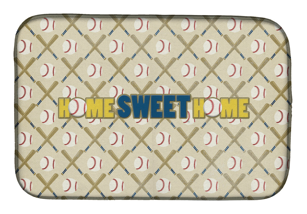Home Sweet Home Dish Drying Mat Absorbent Dish Drying Mat Pad for Kitchen Counter Dish Drainer Mat for Countertop, 14 x 21", Multicolor