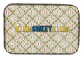 Home Sweet Home Dish Drying Mat Absorbent Dish Drying Mat Pad for Kitchen Counter Dish Drainer Mat for Countertop, 14 x 21", Multicolor