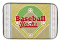 Baseball Rules Dish Drying Mat Absorbent Dish Drying Mat Pad for Kitchen Counter Dish Drainer Mat for Countertop, 14 x 21", Multicolor