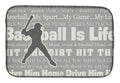 Baseball is Life Dish Drying Mat Absorbent Dish Drying Mat Pad for Kitchen Counter Dish Drainer Mat for Countertop, 14 x 21", Multicolor