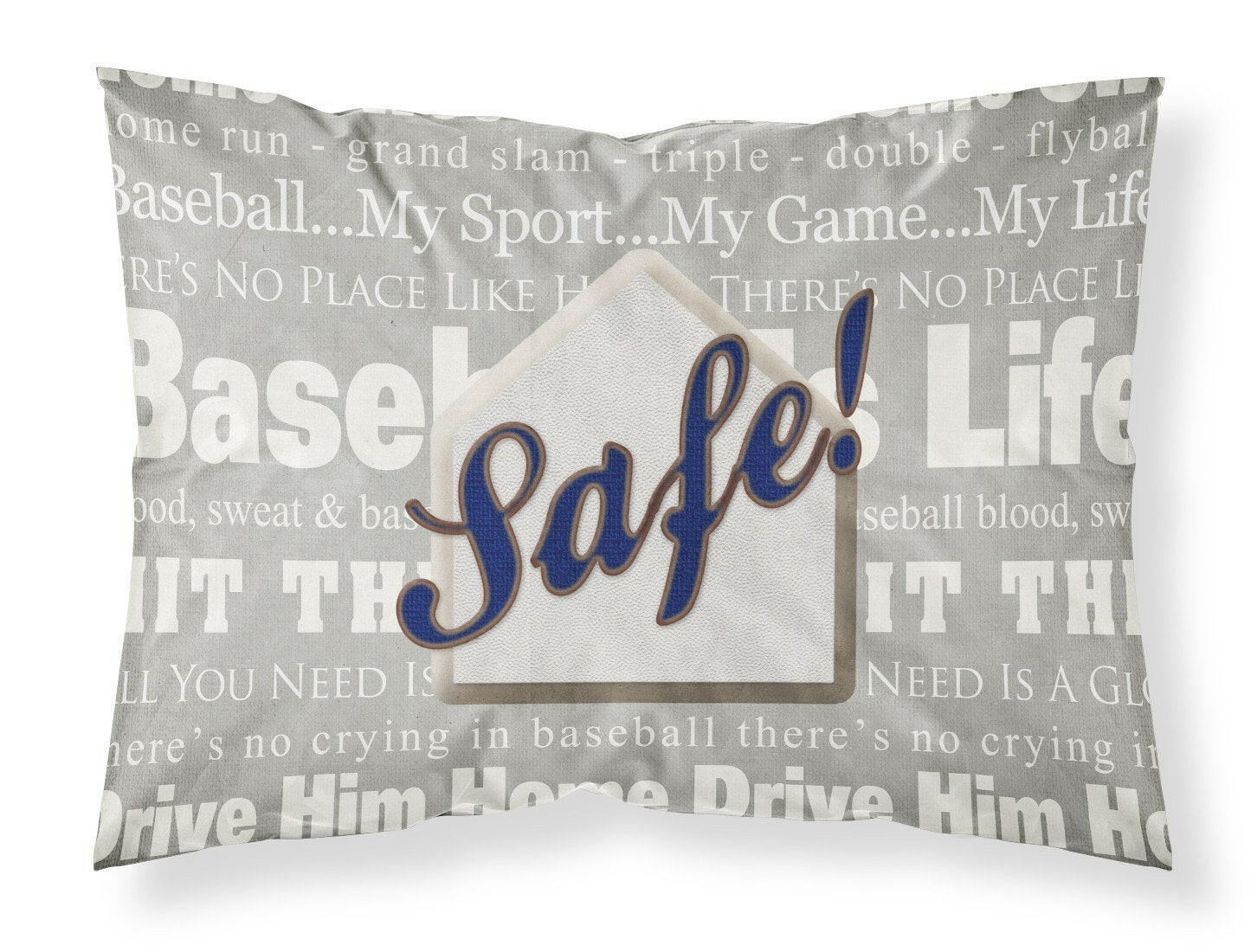 Safe at Home Standard Pillowcase Lightweight Super Soft Easy Care Decorative Artwork Pillowcase, Standard