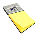 Safe at Home Watercolor Sticky Note Holder Refillable Dispenser Desk Accessory 3x3 Pad Gift
