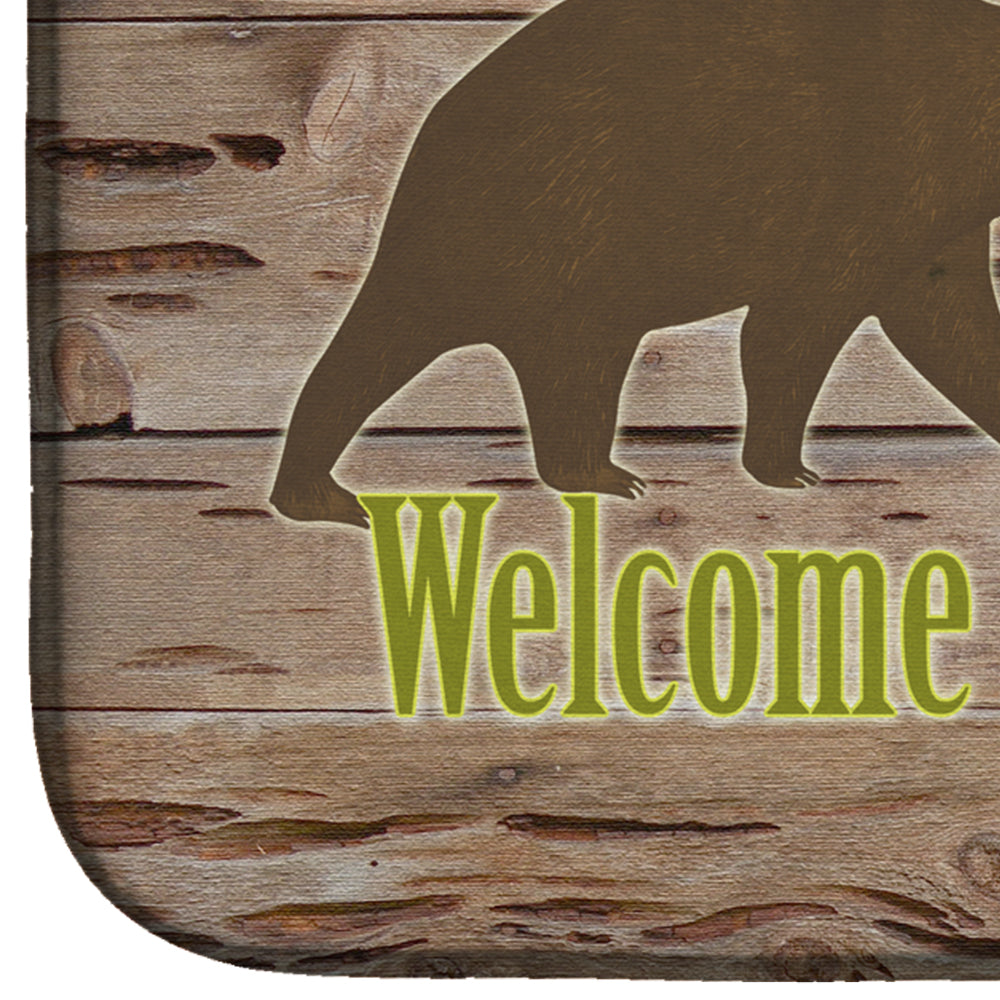 Welcome to the Cabin Dish Drying Mat Absorbent Dish Drying Mat Pad for Kitchen Counter Dish Drainer Mat for Countertop, 14 x 21", Multicolor