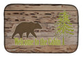 Welcome to the Cabin Dish Drying Mat Absorbent Dish Drying Mat Pad for Kitchen Counter Dish Drainer Mat for Countertop, 14 x 21", Multicolor
