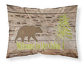 Welcome to the Cabin Standard Pillowcase Lightweight Super Soft Easy Care Decorative Artwork Pillowcase, Standard